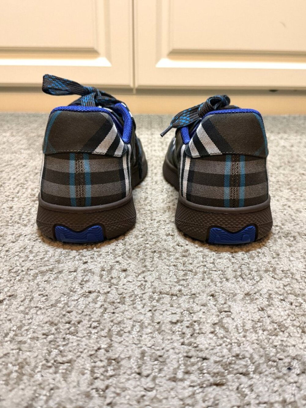 Burberry - Check Terrace Sneakers - Men's Size 44.5 - Picture 5 of 15
